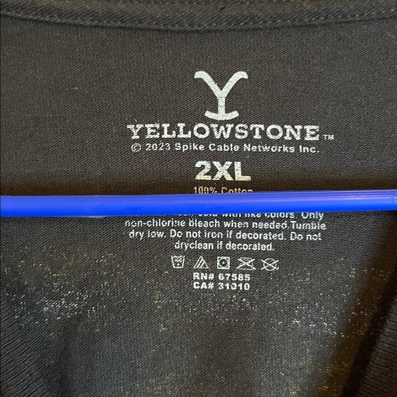 Yellowstone Dutton Ranch Montana men’s unisex Tshirt 2XL NWT Black - Picture 4 of 7